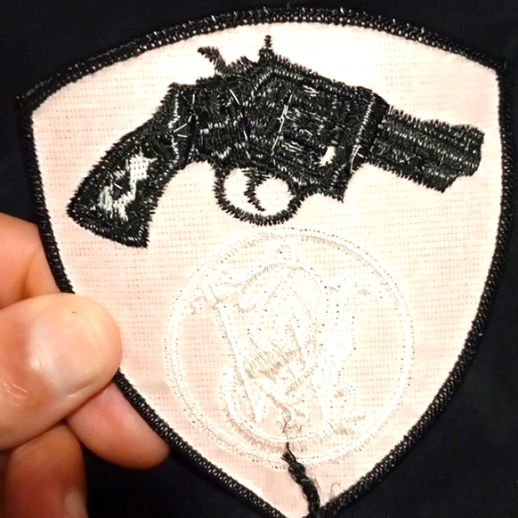 1Vintage Smith&Wesson Patch. .38 Special, Red, Black and White, 3 1/2 x 4 in. - Picture 4 of 5